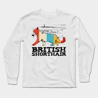 British Shorthair Cat Long Sleeve T-Shirt